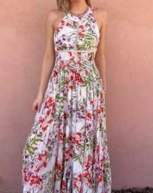 Abel the Label Dresses & Skirts - Abel The Label Vienna Floral Maxi Dress, Small, Halter